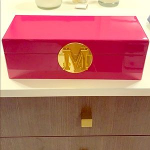 C Wonder Pink “M” Jewelry Holder